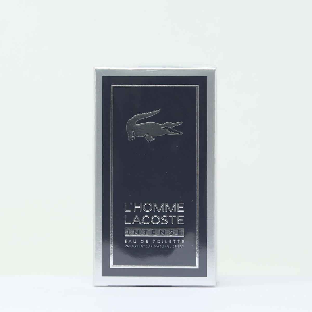 Lacoste L`homme Intense Eau de Toilette For Men 1.6oz Spray Bottle