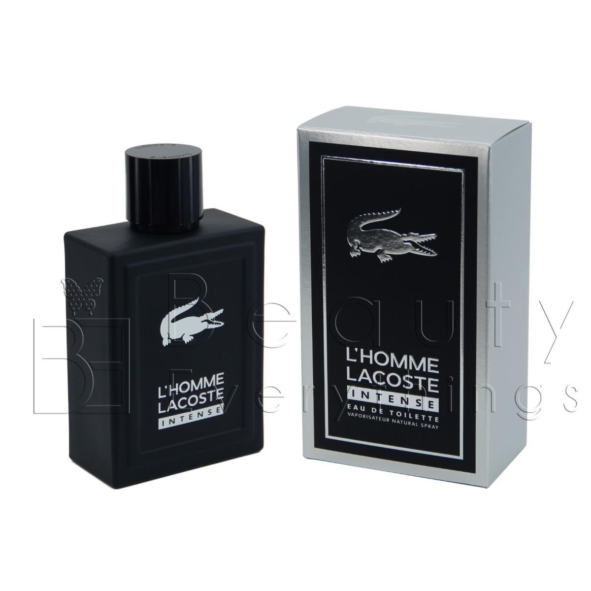 Lacoste L`homme Intense 3.3oz / 100ml Eau De Toilette Spray For Men