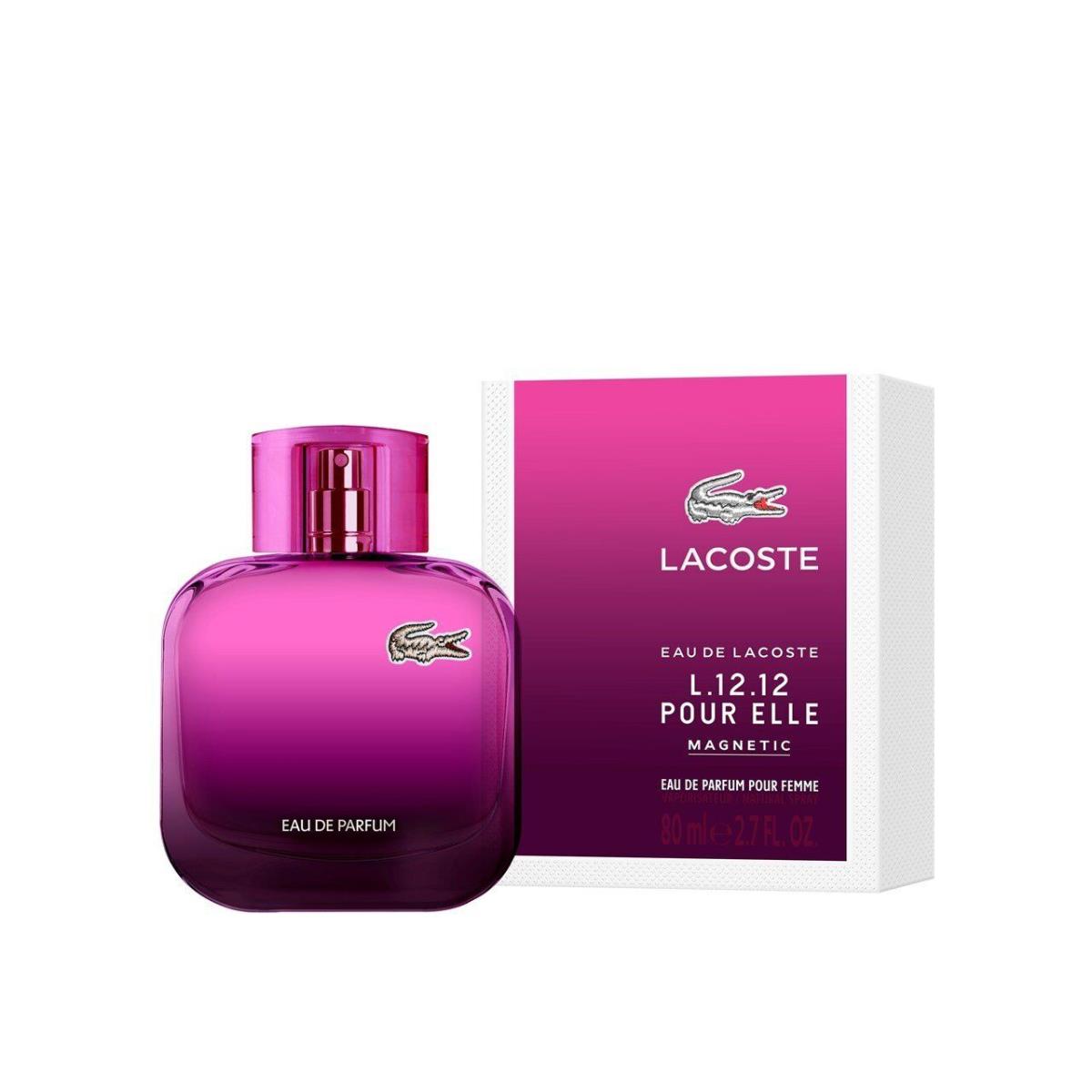 Eau de Lacoste L.12.12 Pour Elle Magnetic by Lacoste 2.7 Fl oz Edp For Women