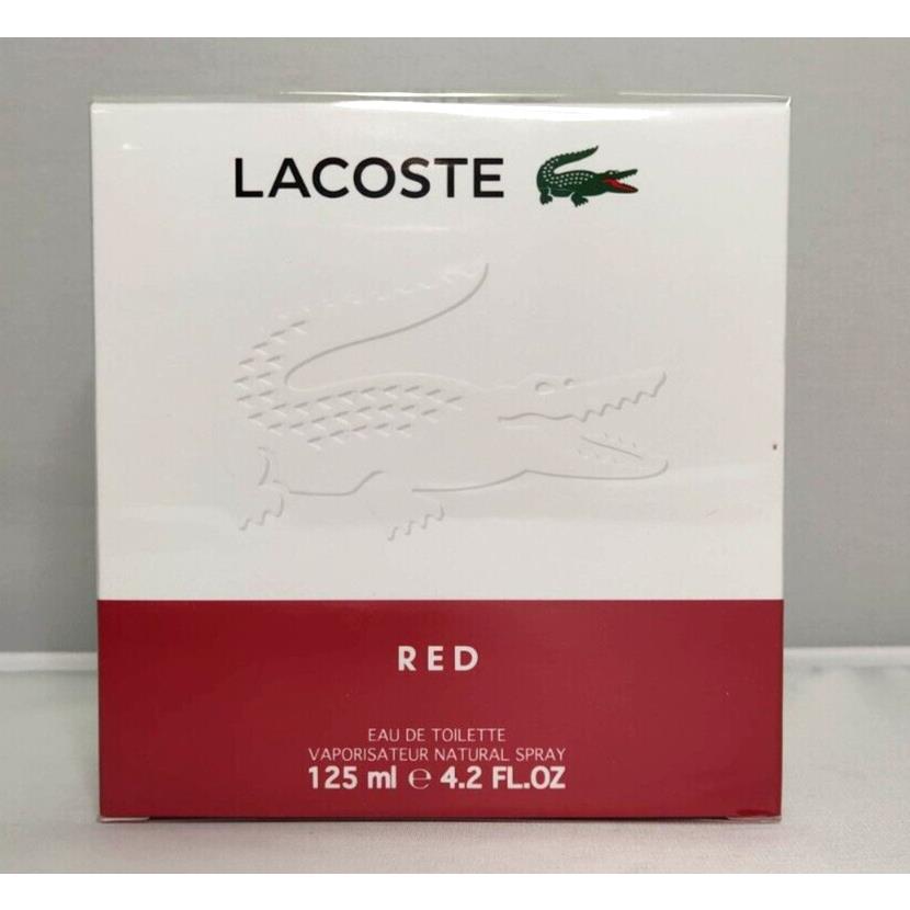 Lacoste Red Eau De Toilette Spray 4.2 oz/125 ml by Lacoste