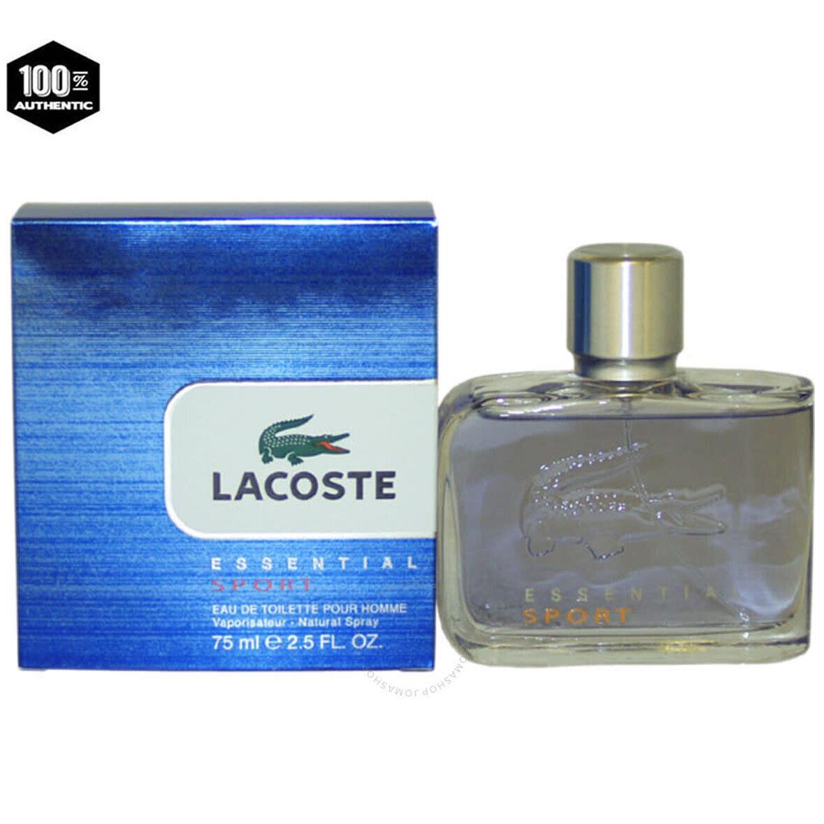 Lacoste Essential Sport 2.5 oz / 75 ml Edt Cologne For Spray For Men