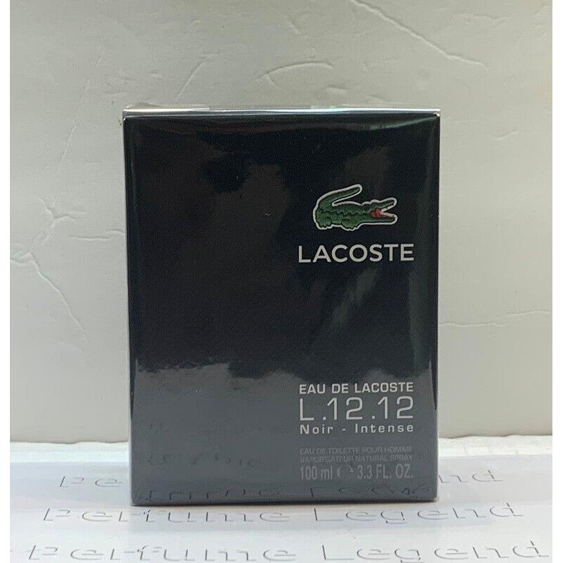 Eau DE Lacoste L12.12 Noir-intensel Lacoste Men 3.3OZ.EAU DE Toilette Spray