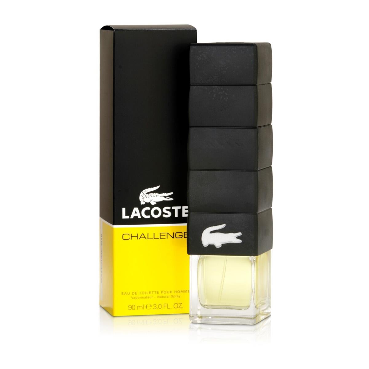 Challenge by Lacoste For Men Edt Pour Homme 3.0 FL OZ / 90 ML Natural Spray Nlb