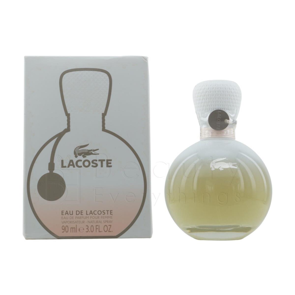 Eau De Lacoste by Lacoste 3.0oz / 90ml Edp Spray Worn Out Box For Women