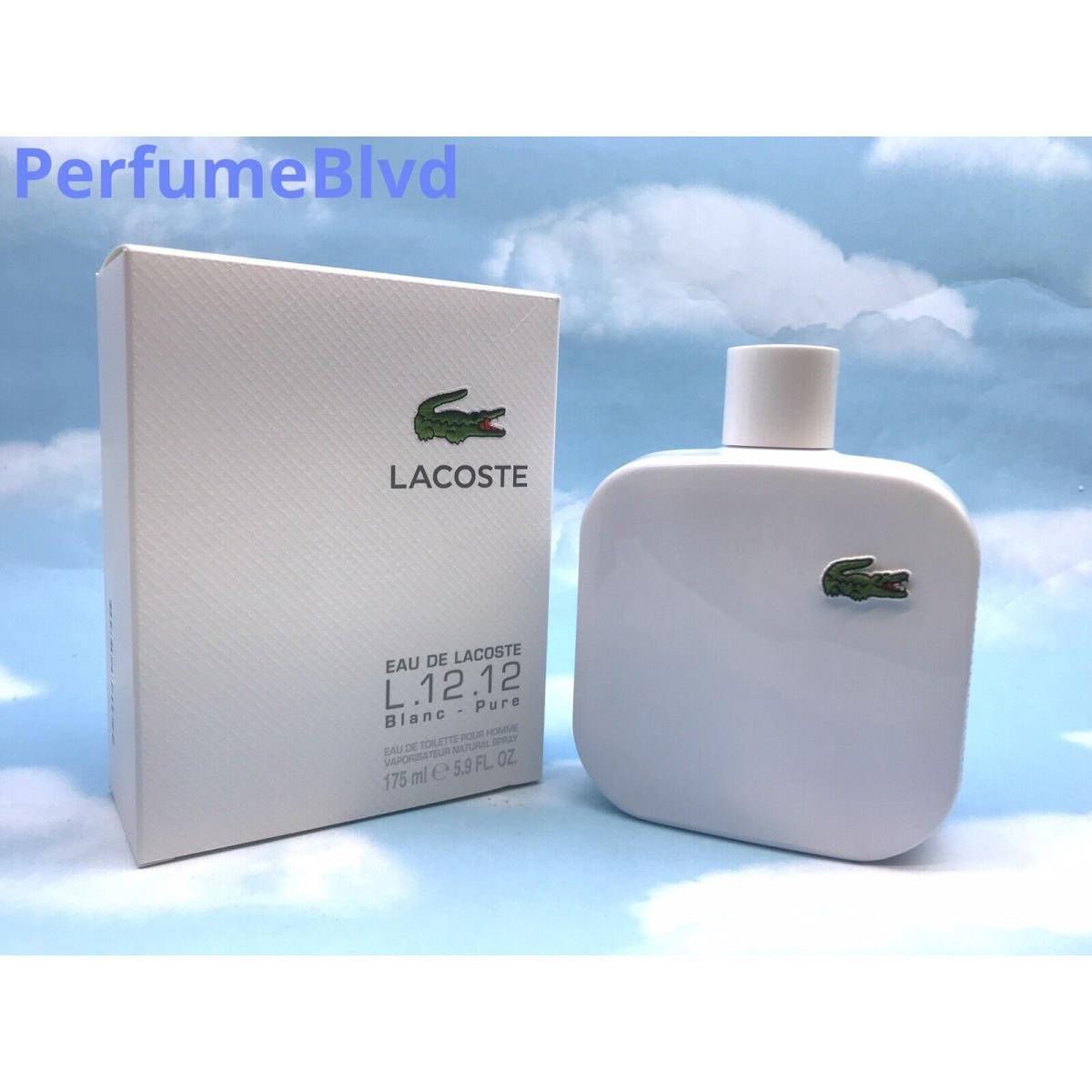 Lacoste Eau DE Lacoste L.12.12 Blanc Pure 5.9 Fl.oz 175 ML Eau DE Toilette Men