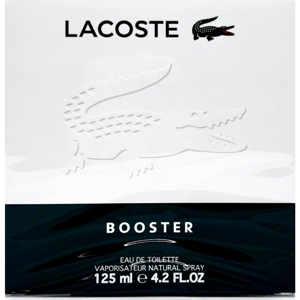 Lacoste Booster Eau DE Toilette Spray For Men 4.2 Oz / 125 ml Item