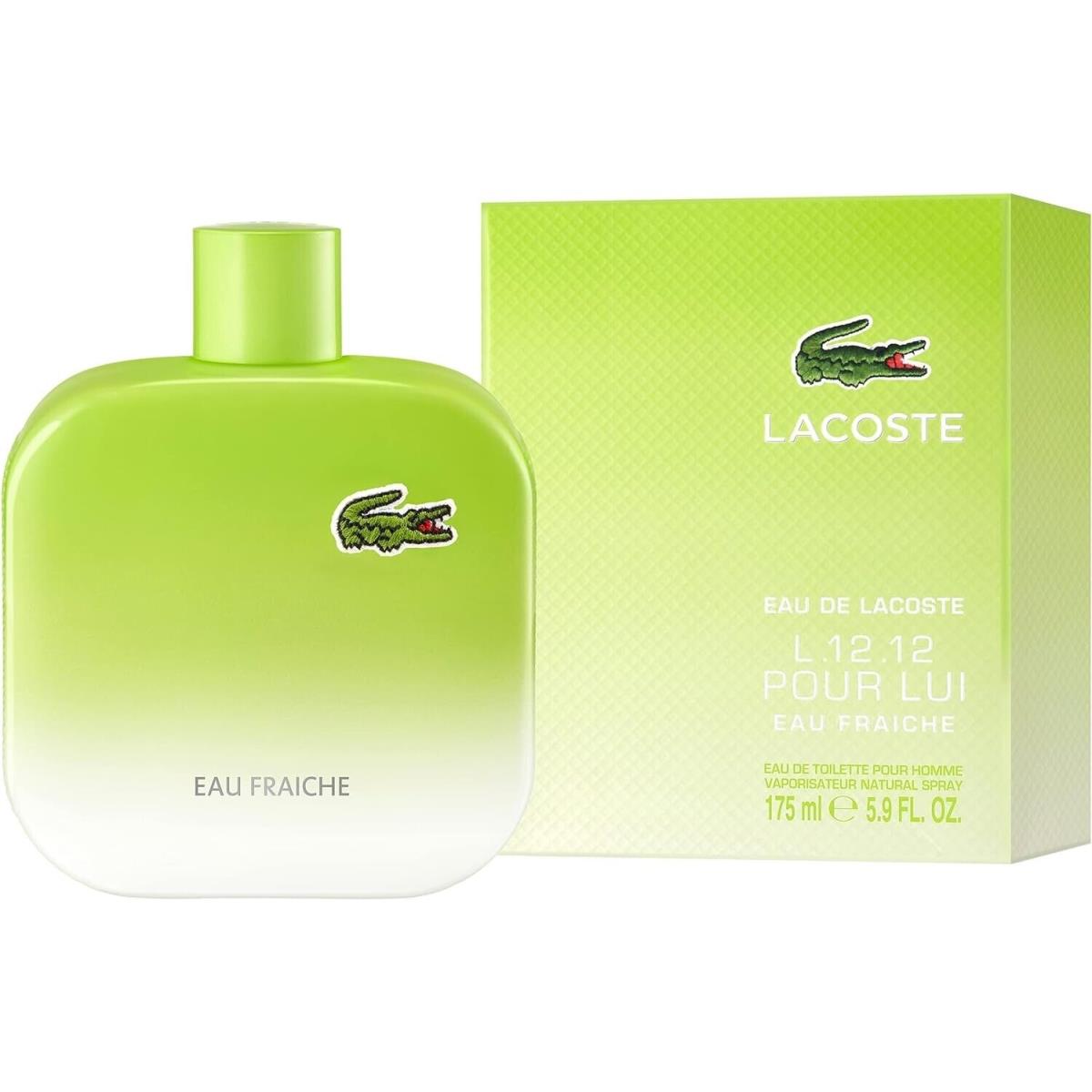 Eau de Lacoste L.12.12 Eau Fraiche by Lacoste 5.9 Fl oz Edt Spray For Men