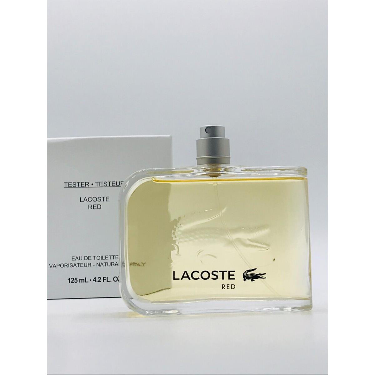 Lacoste Red Men Cologne Spray 4.2 oz Box As Shown