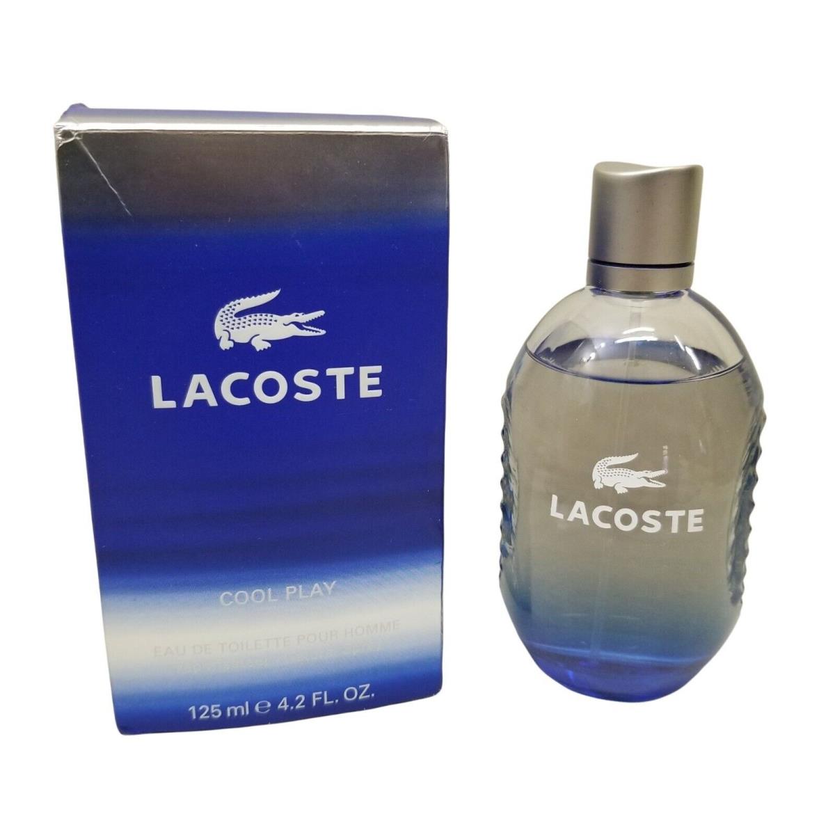 Lacoste Cool Play Eau de Toilette Men Natural Spray 4.2 fl oz Gift