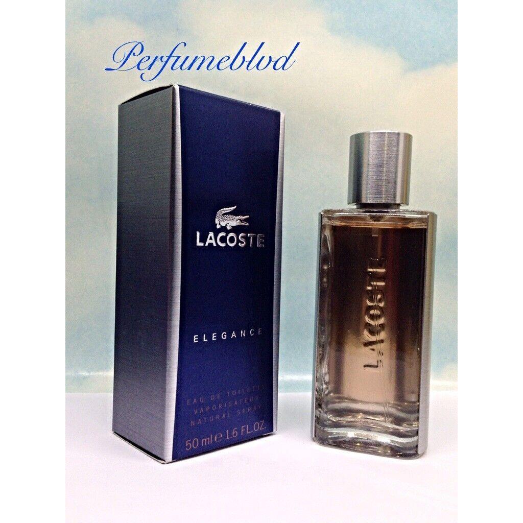 Lacoste Elegance 1.7 Fl.oz 50 ML Eau DE Toilette Spray For Men IN Box