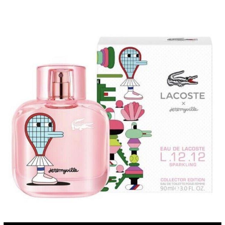 Eau DE Lacoste Sparkling X Jeremyville 3.0 oz 90 ml Sealed