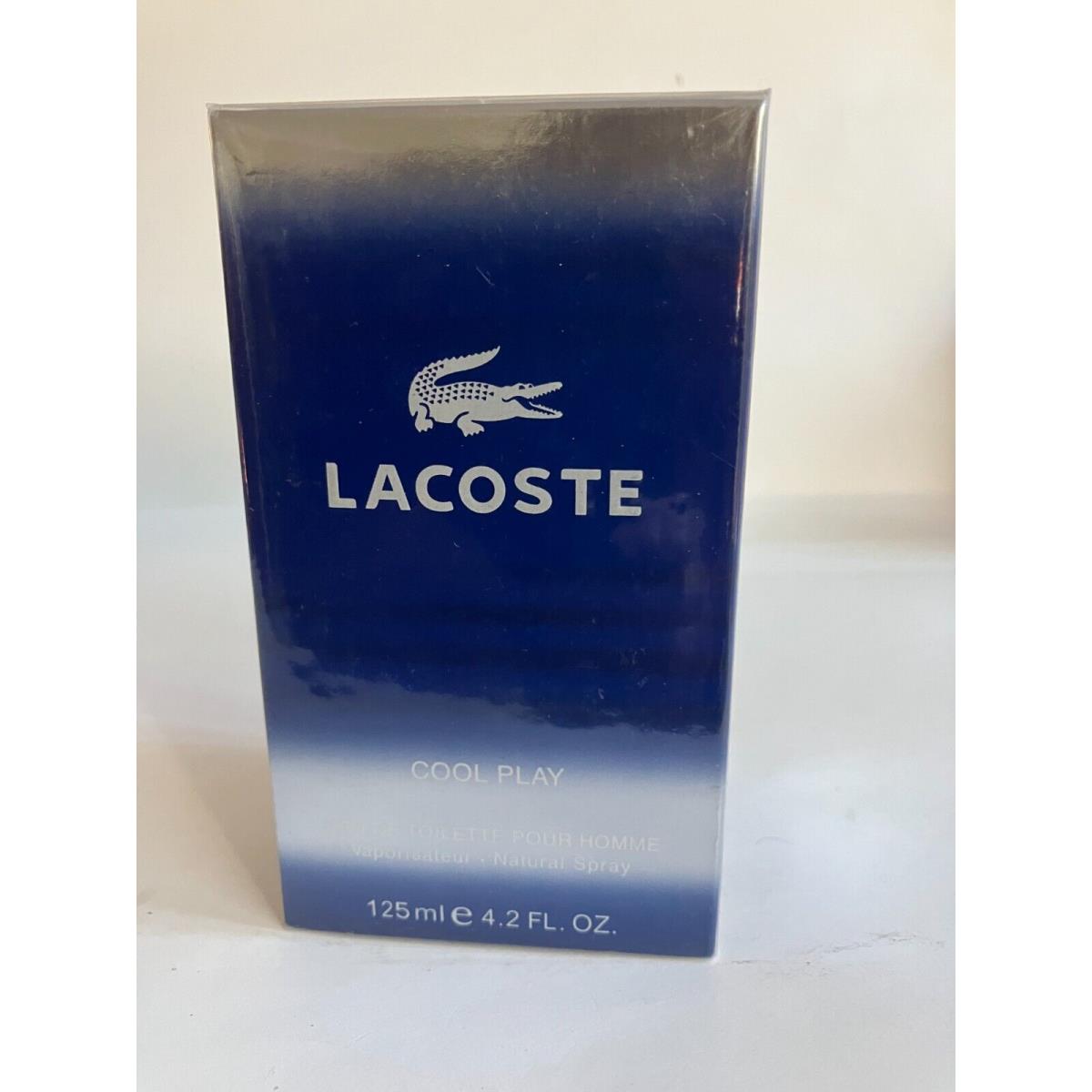 Lacoste Cool Play 4.2oz Edt Spray For Men Rare