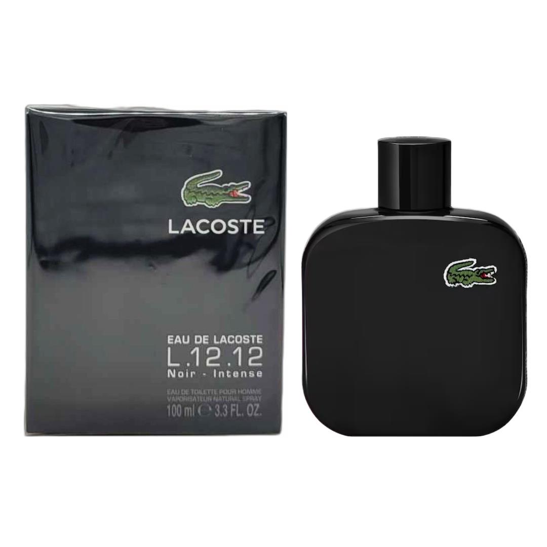 Lacoste L.12.12 Noir Intense For Men 3.3 oz Eau de Toilette Spray