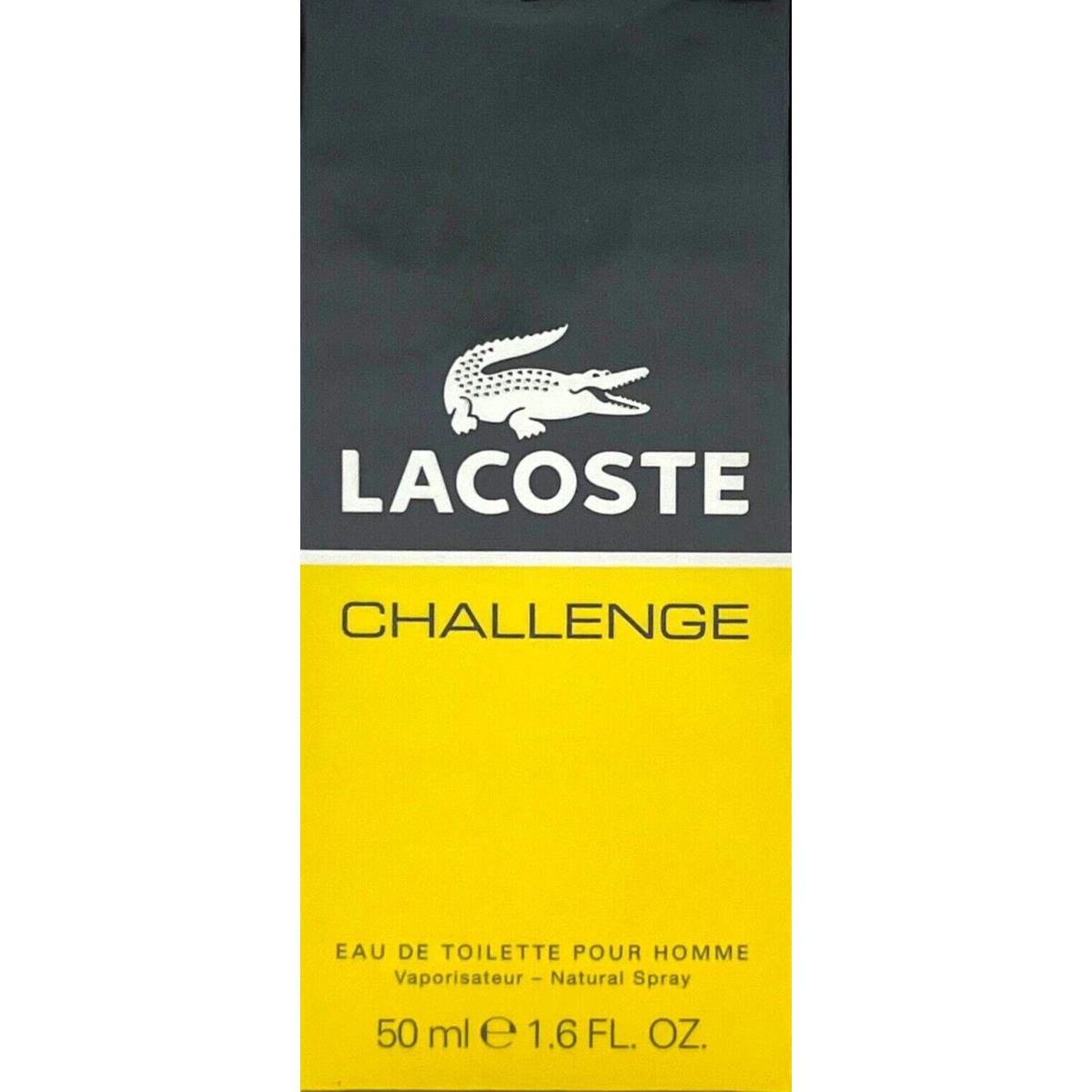 Lacoste Challenge Eau De Toilette Spray For Men 1.6 Oz / 50 ml