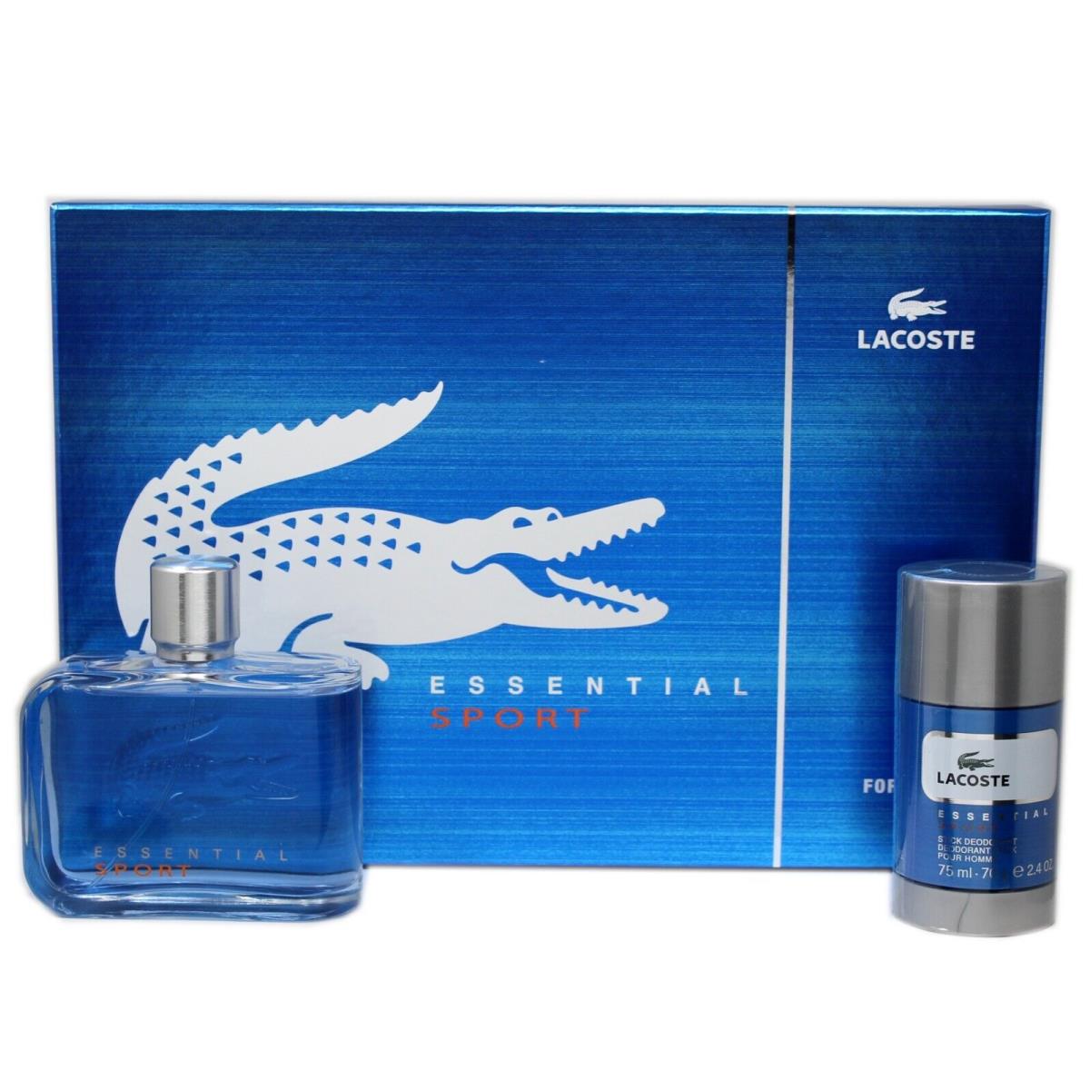 Lacoste Essential Sport 2 Piece Gift Set For Men Eau DE Toilette Spray 125ML