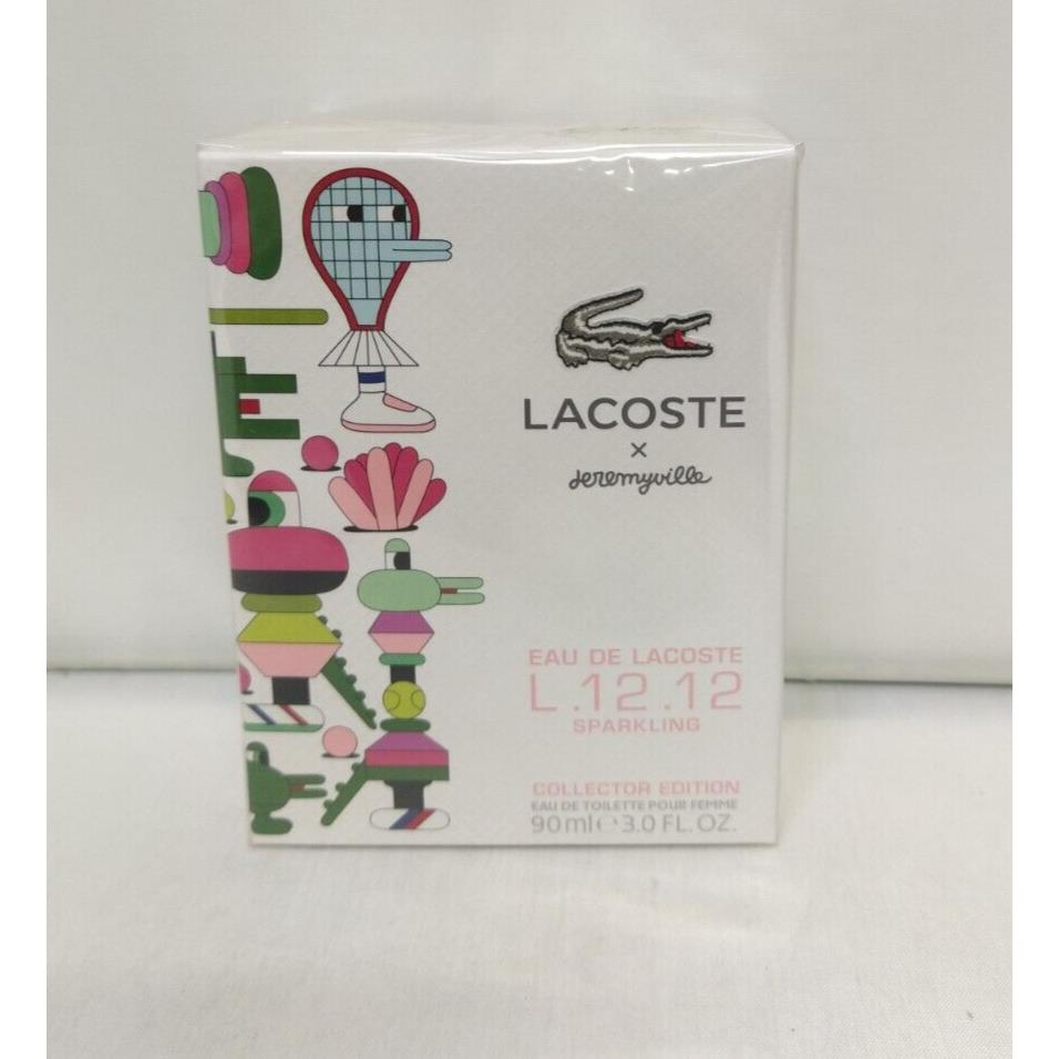 Lacoste L.12.12 Sparkling Jeremyville Collector Edition 3 oz Edt