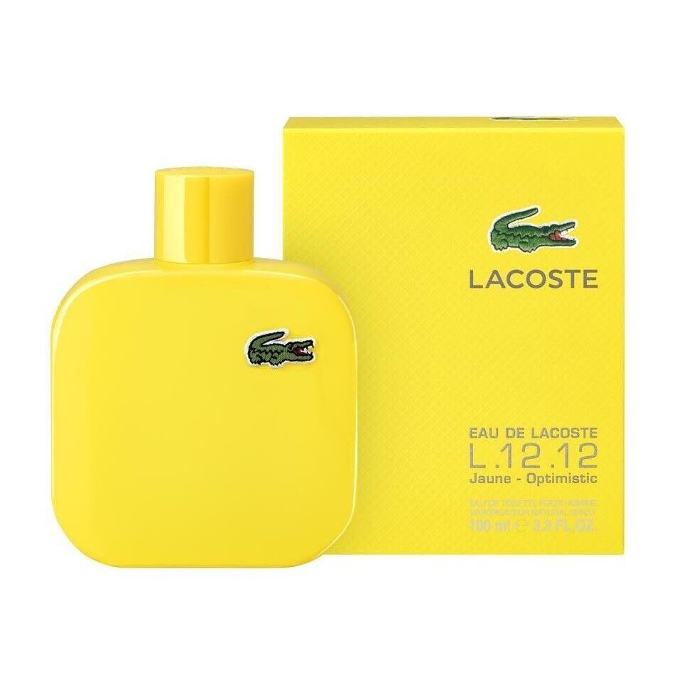 Eau De Lacoste L.12.12 Jaune-optim by Lacoste For Men Edt 3.3 FL OZ / 100 ML