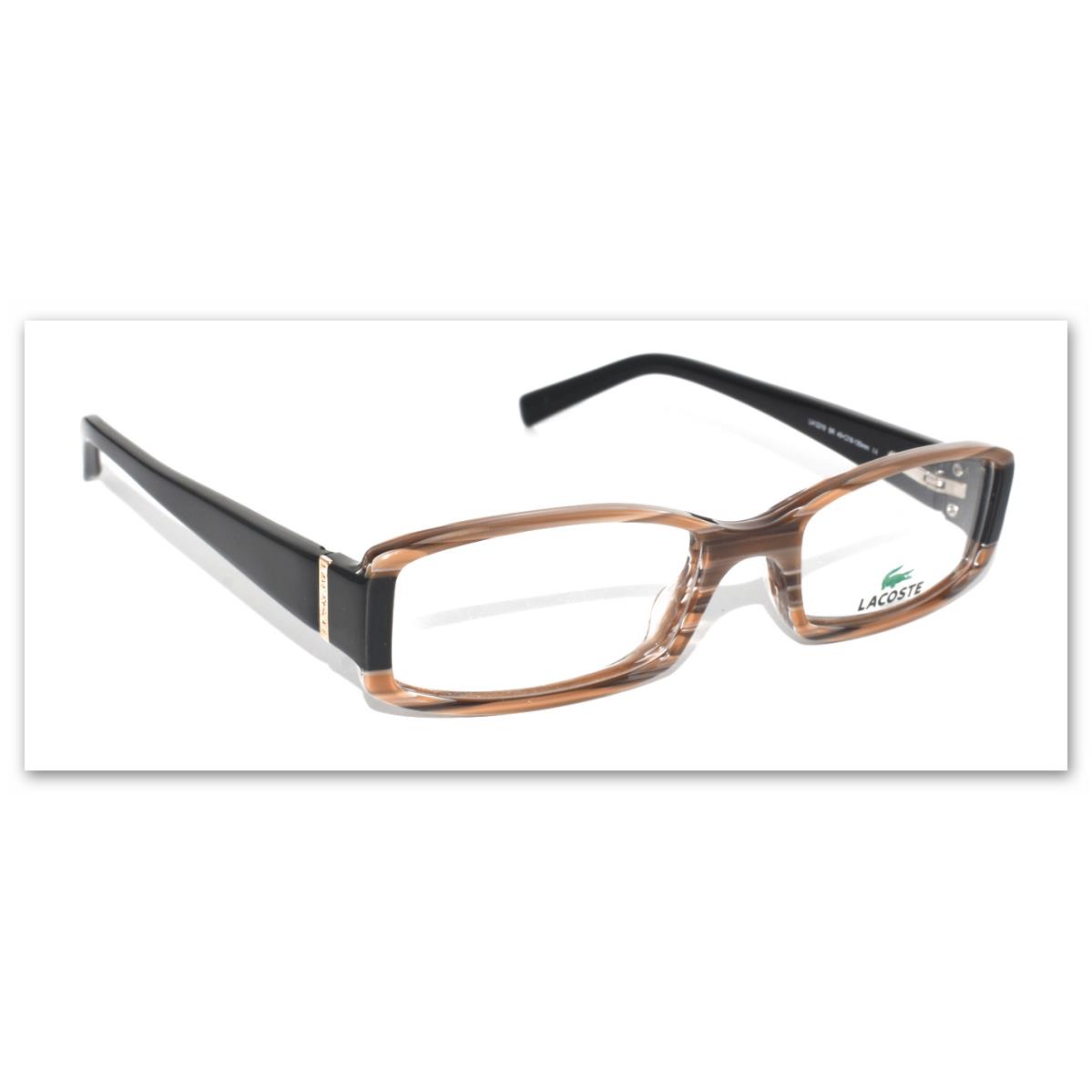 Lacoste LA12219 BR Brown Black Women Eyeglasses 49mm 18 135