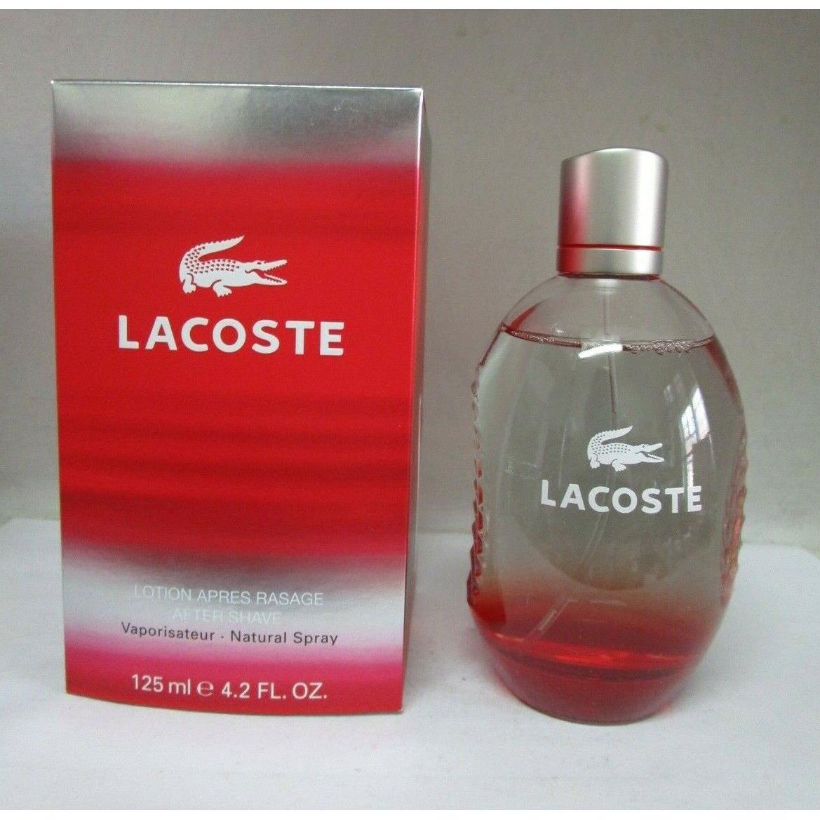 Style in Play Red By Lacoste 4.2 Oz 125 ml After Shave Lotion Spray For Men