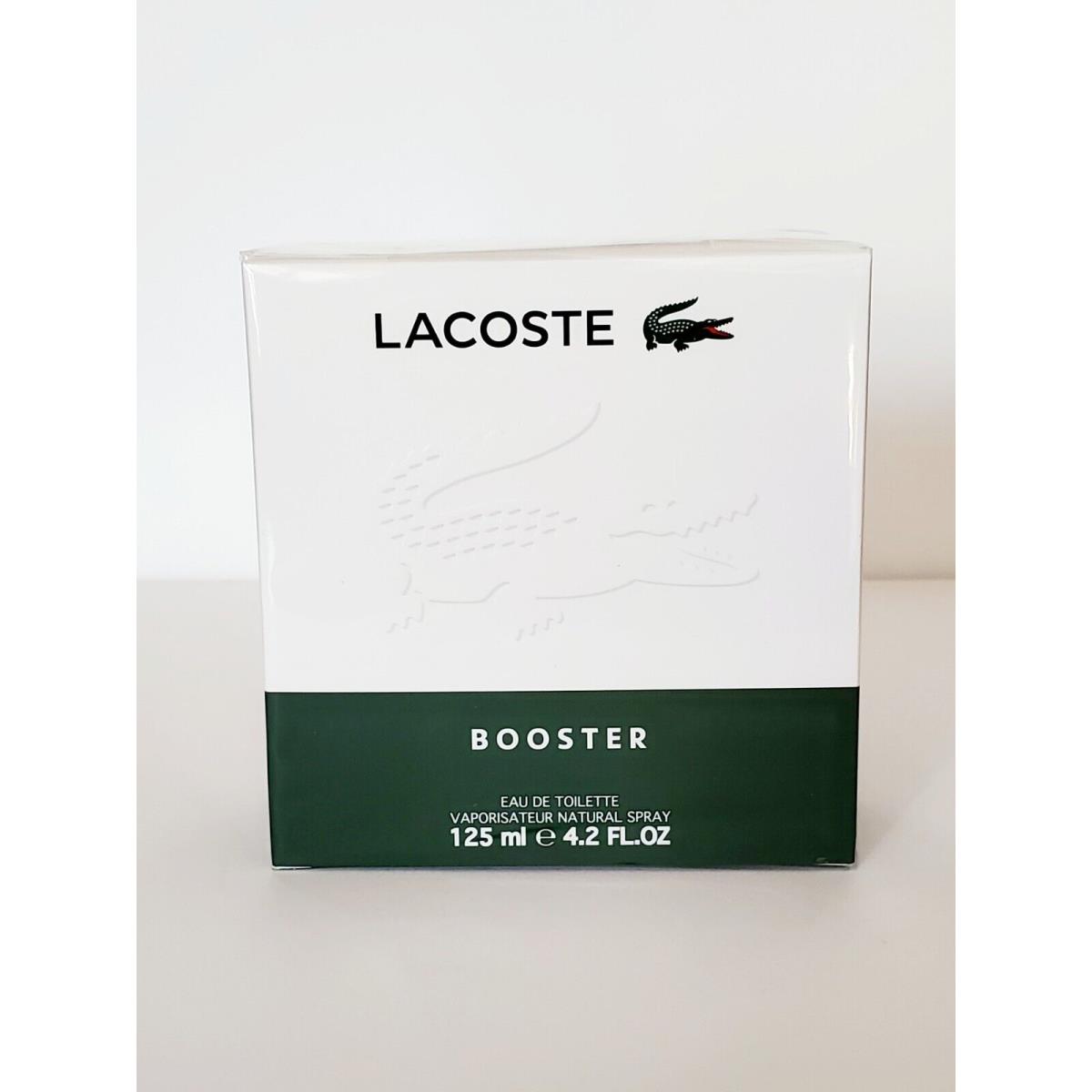 Lacoste Booster 4.2OZ Edt Spray For Men Packing