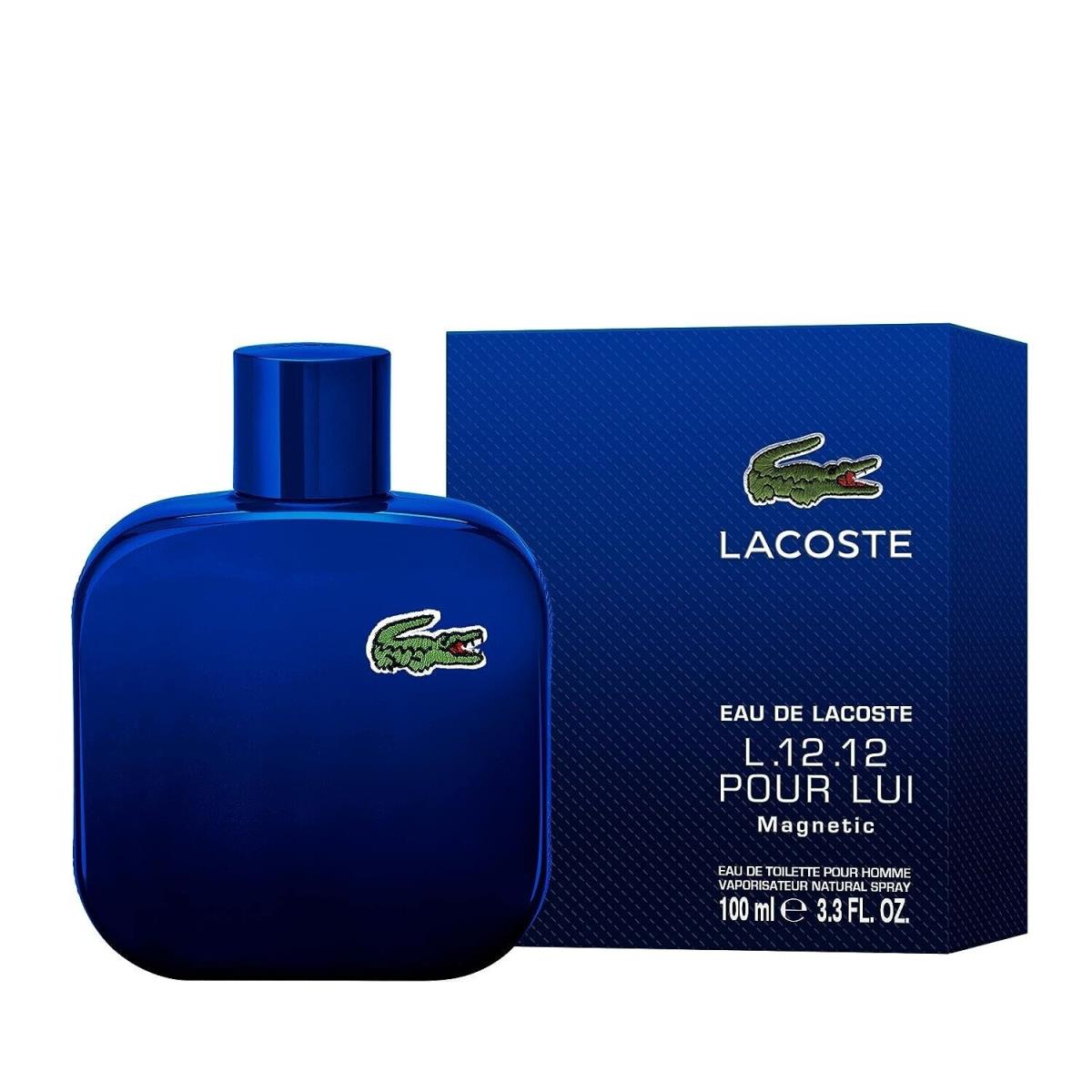 Eau de Lacoste Pour Homme L.12.12. Magnetic by Lacoste 3.3 oz Edt Spray For Men