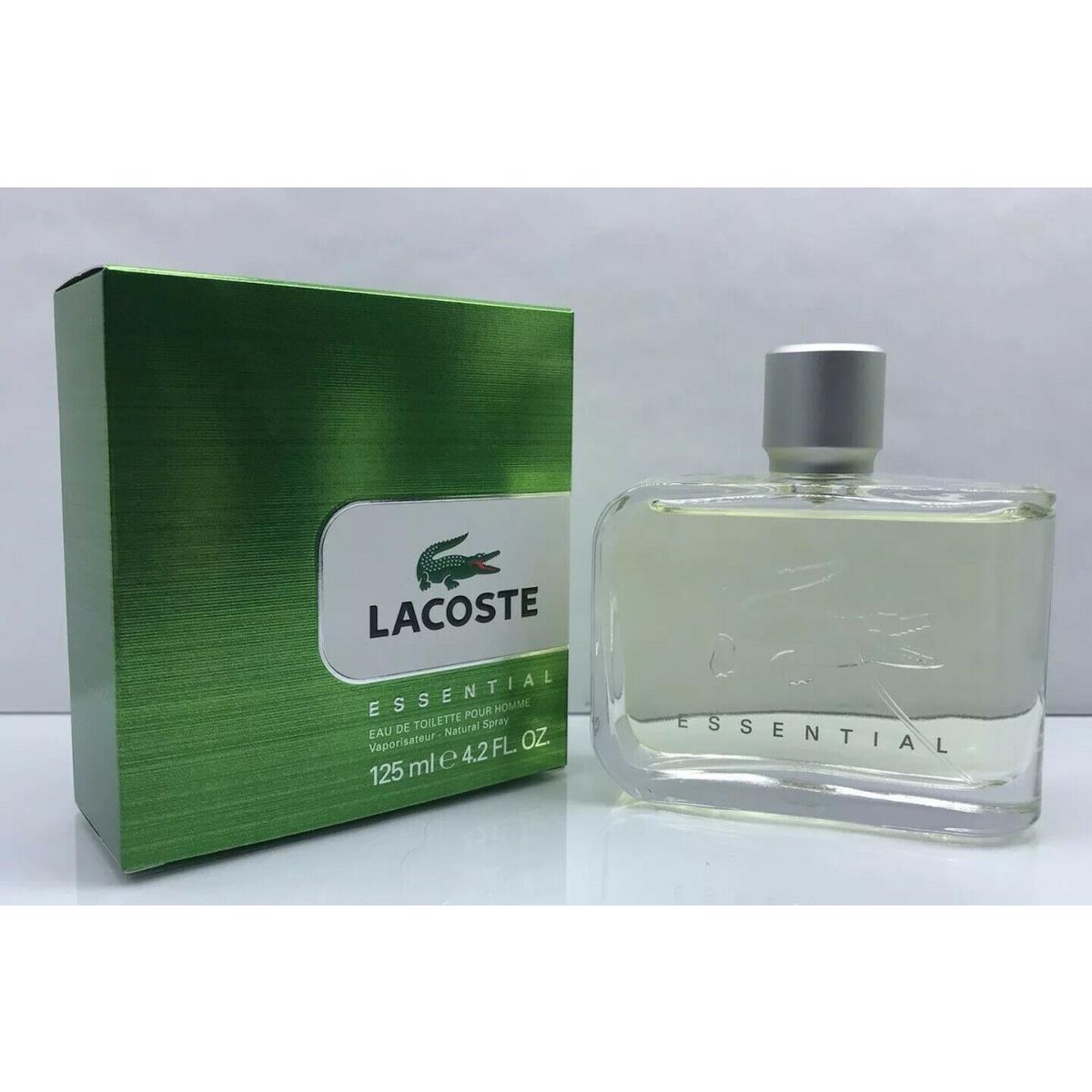 Lacoste Essential For Men 4.2 Fl.oz 125 ML Eau DE Toilette Spray IN Box