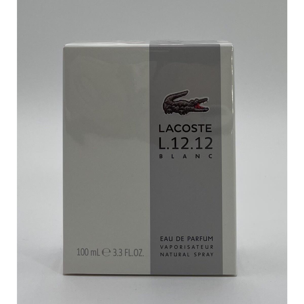 Lacoste Blanc L.12.12 Edp 3.3 Oz Men s