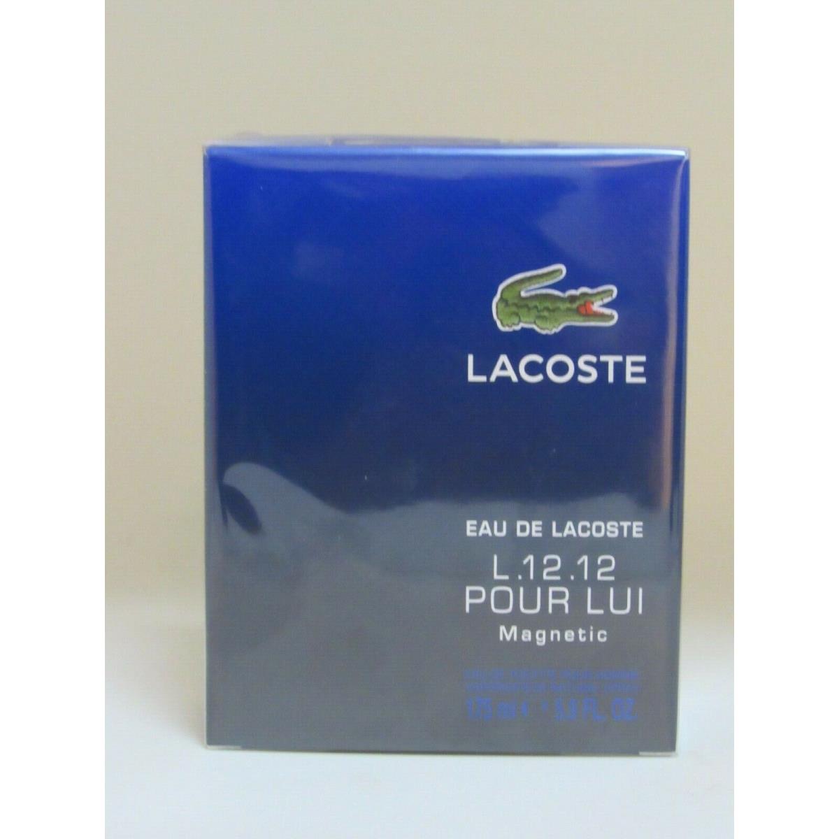 Lacoste Eau De Lacoste L.12.12 Magnetic Cologne For Men 5.9 oz/175 ml