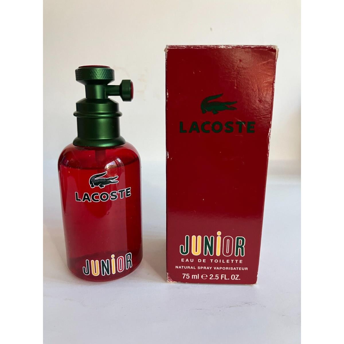 Lacoste Junior 2.5oz Edt Spray For Men Rare