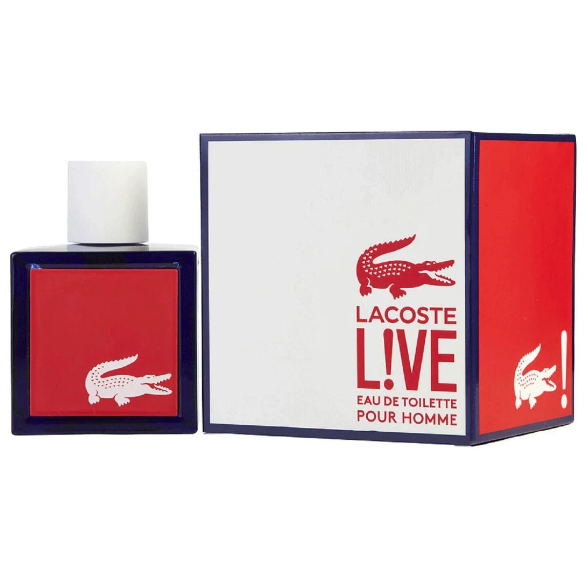 Lacoste Live Pour Homme by Lacoste For Men Edt 3.3 Floz / 100ML Spray