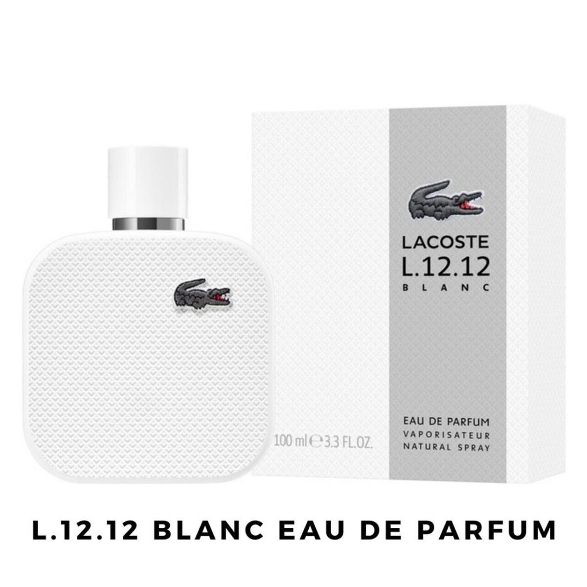 Lacoste L.12.12 Blanc 3.4 OZ Edp Men