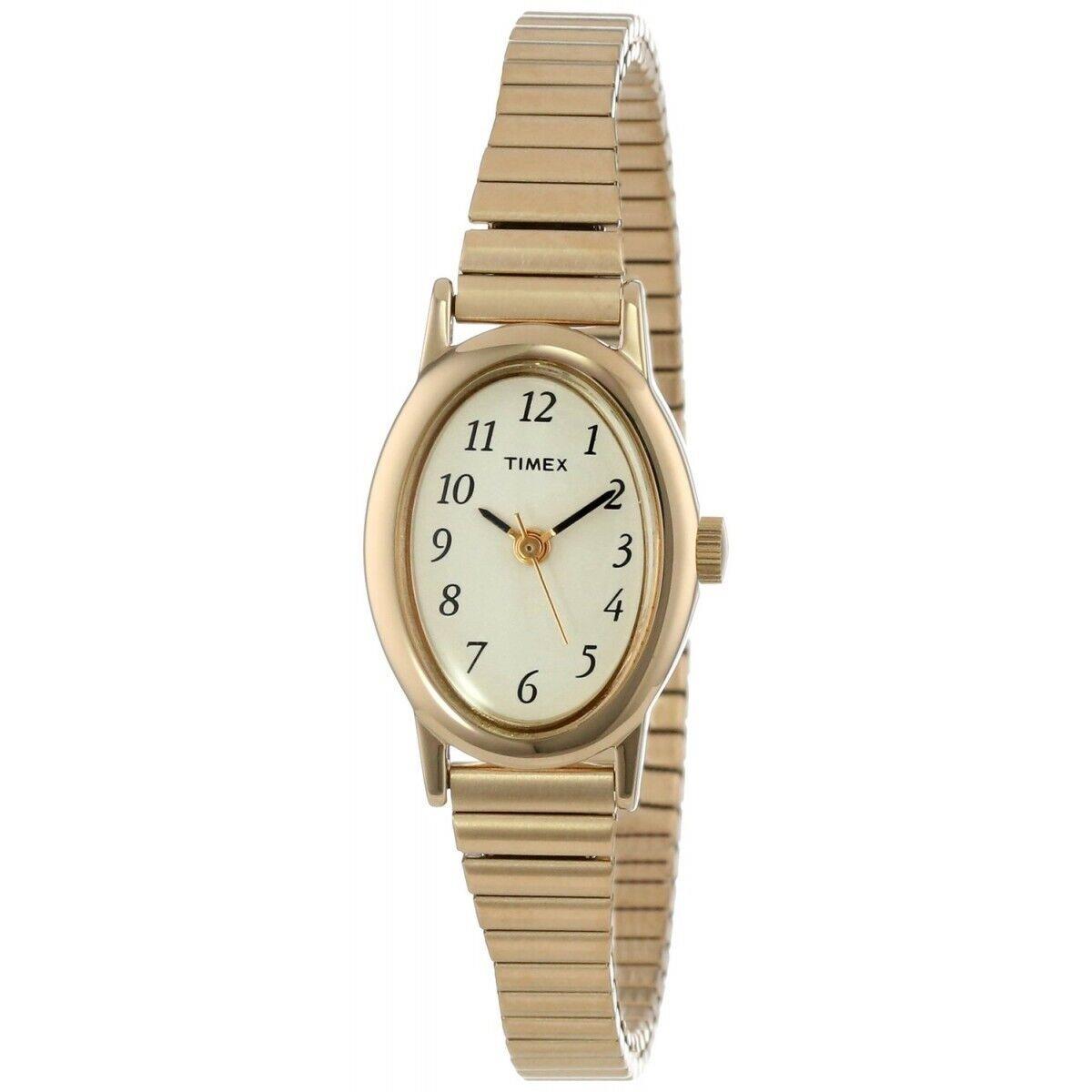 Timex T21872 Women`s Cavatina Goldtone Expansion Band Watch