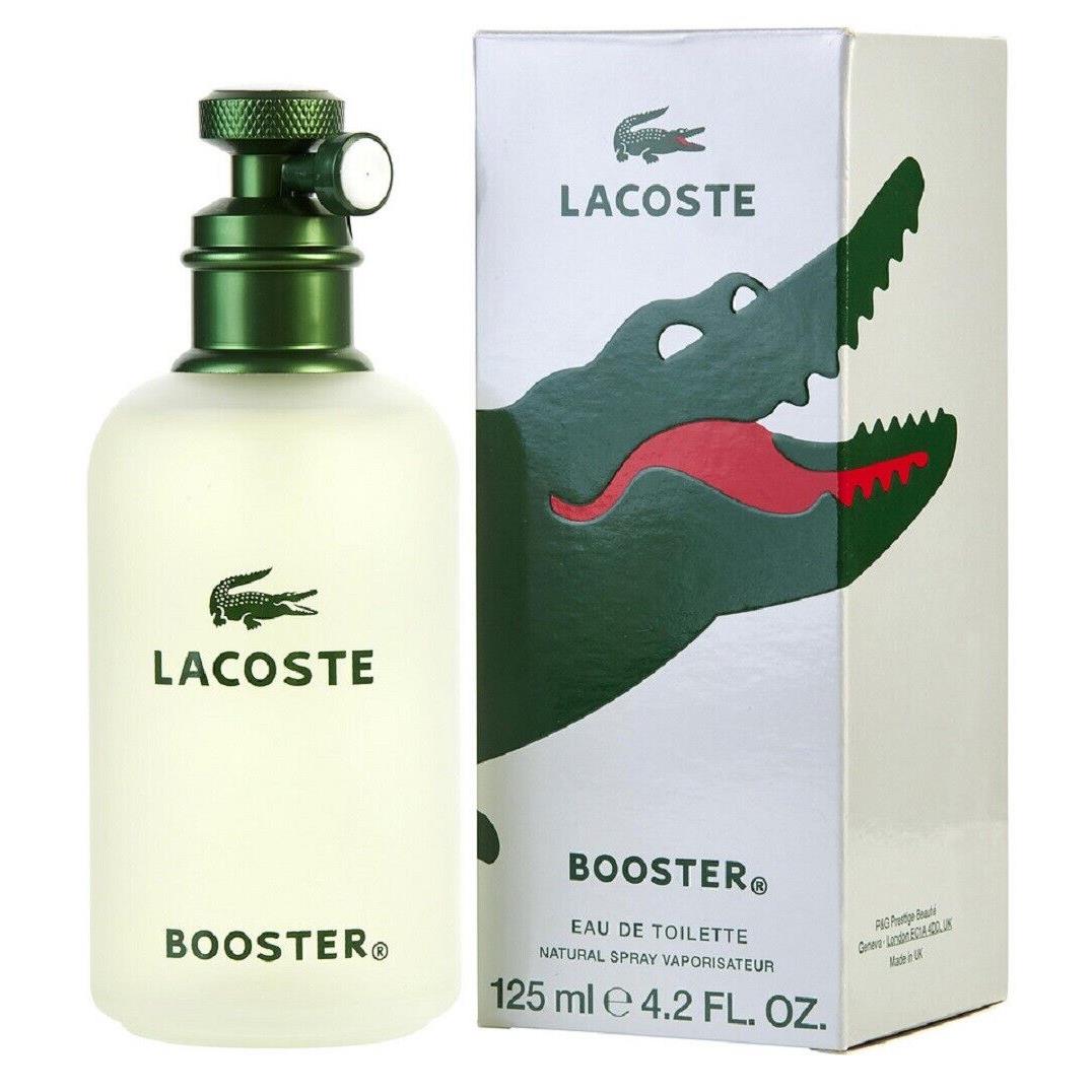 Booster Lacoste 4.2 oz / 125 ml Eau de Toilette Edt Men Cologne Spray