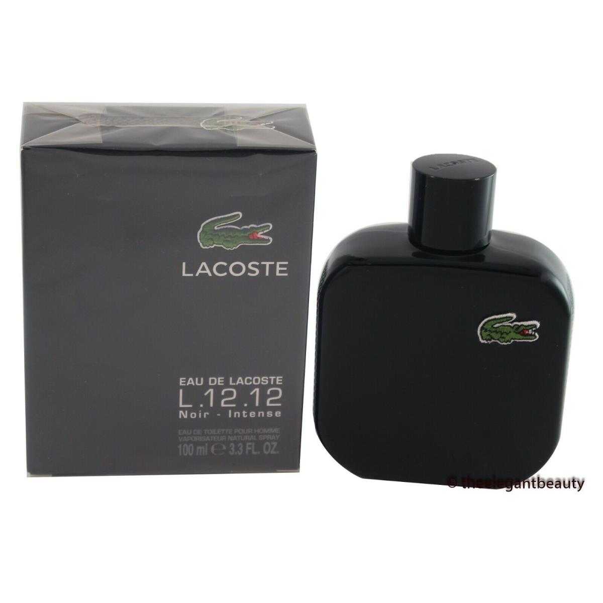 Eau De Lacoste Noir 3.3oz/100ml Edt Spray For Men By Lacoste