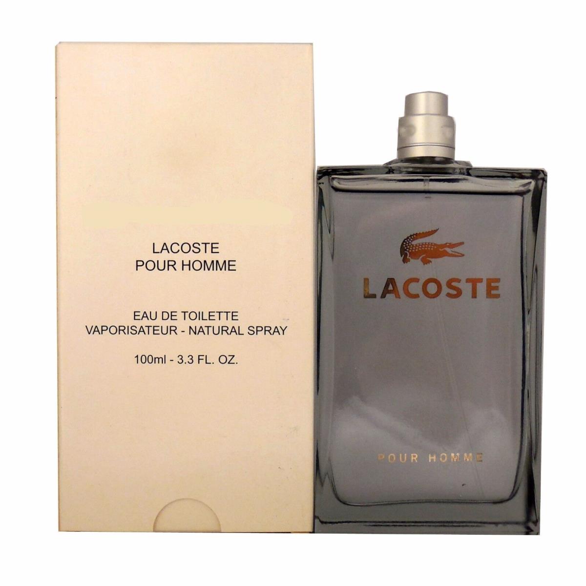 Lacoste Pour Homme Eau DE Toilette Natural Spray 100 ML/3.3 Fl.oz. T