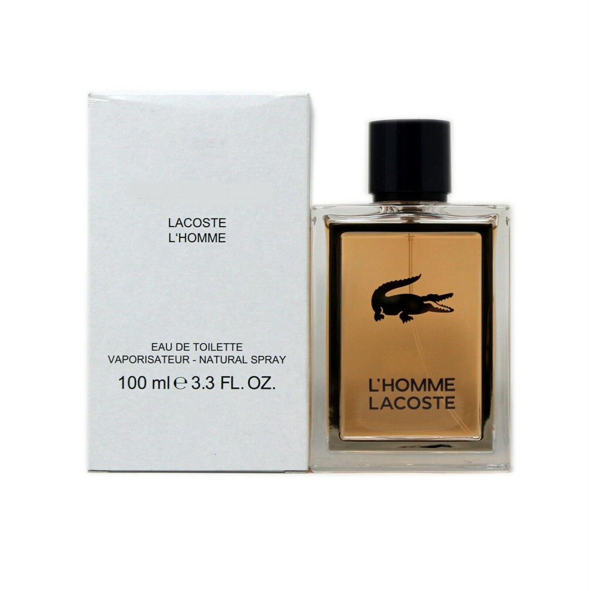 Lacoste L`homme Eau DE Toilette Natural Spray 100 ML/3.3 Fl.oz. T