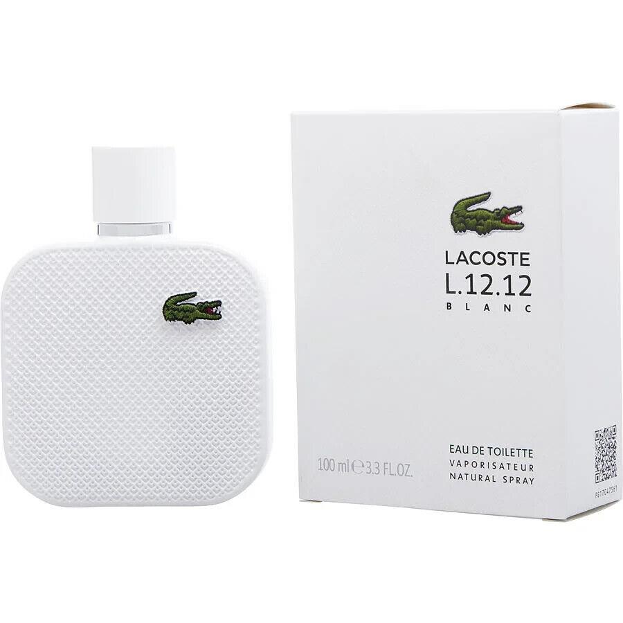 Lacoste Eau De Lacoste L.12.12 Blancmen Pure Eau De Toilette Spray 3.3 oz