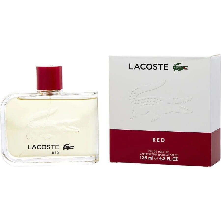 Lacoste Red Style IN Play 4.2 OZ Edt Men Packaging