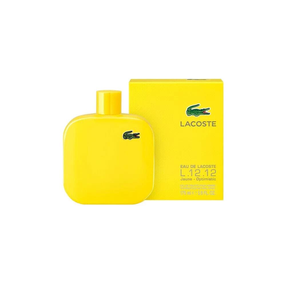 Eau De Lacoste L.12.12 Jaune-optim by Lacoste For Men Edt 5.9 FL OZ / 175 ML