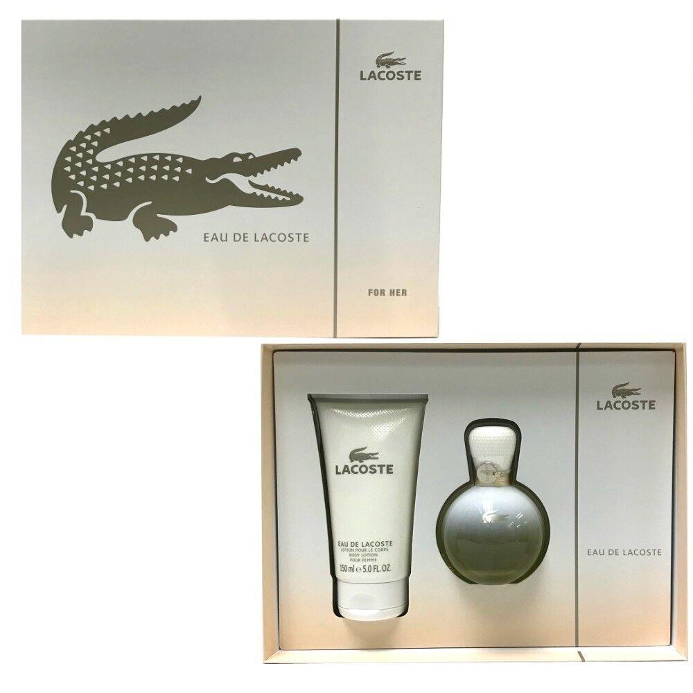 Lacoste Eau De Lacoste For Her 3 oz Gift Set