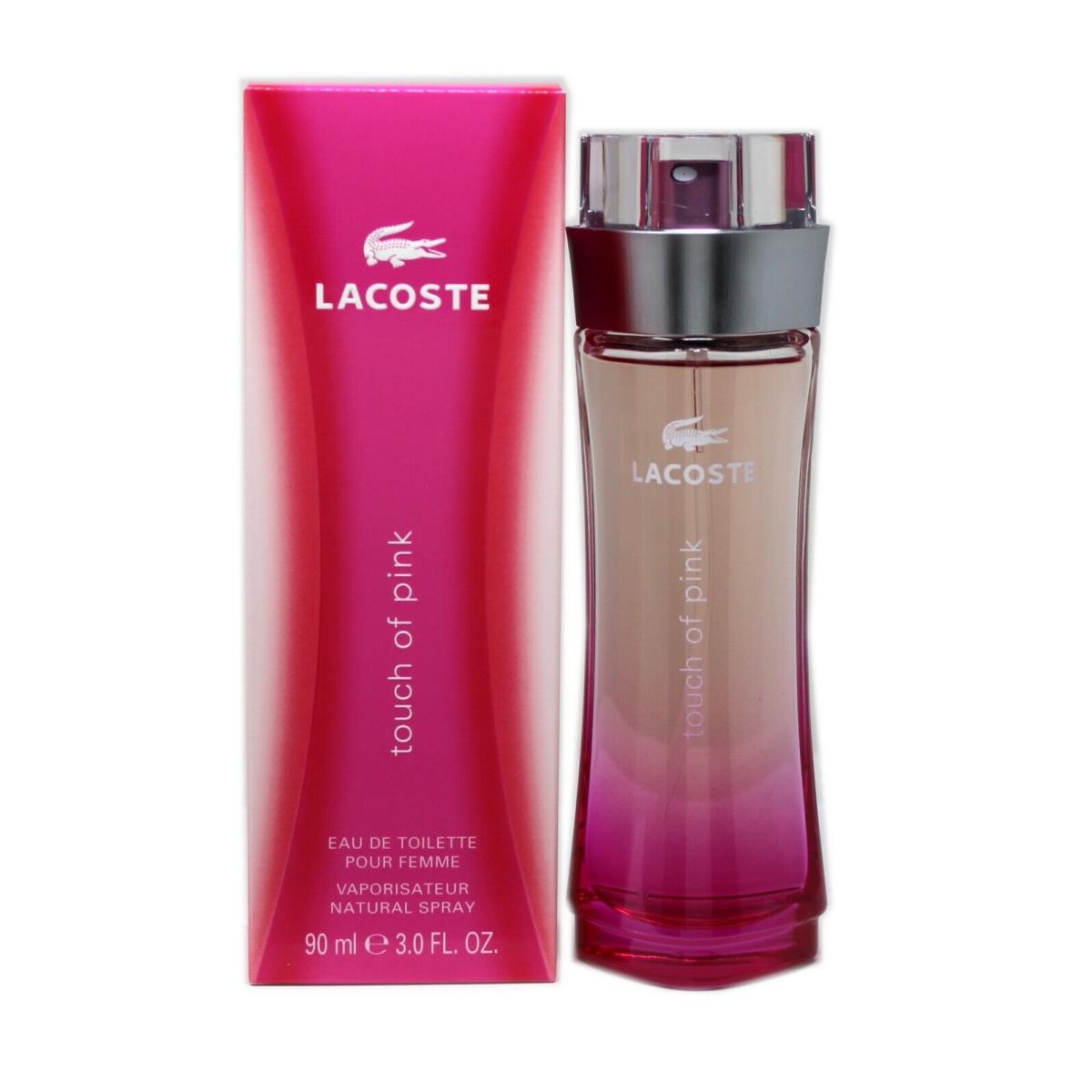 Lacoste Touch OF Pink Eau DE Toilette Natural Spray 90 ML/3 Fl.oz