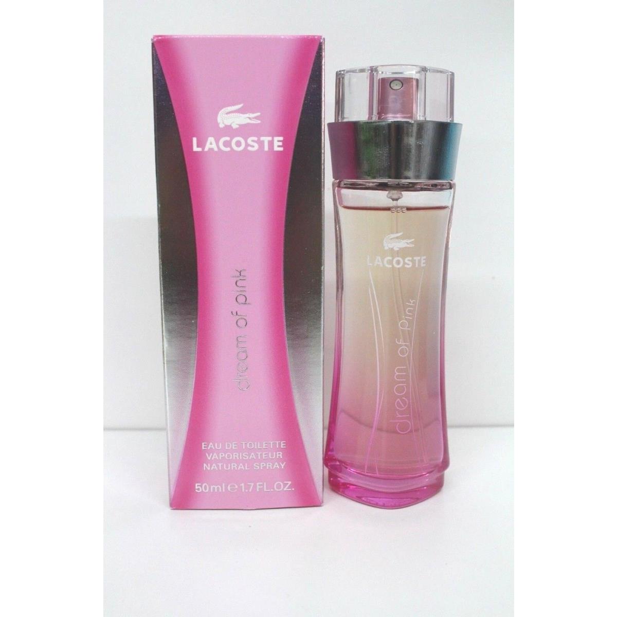 Lacoste Dream Of Pink 1.7oz / 50ml Women`s Edt Spray