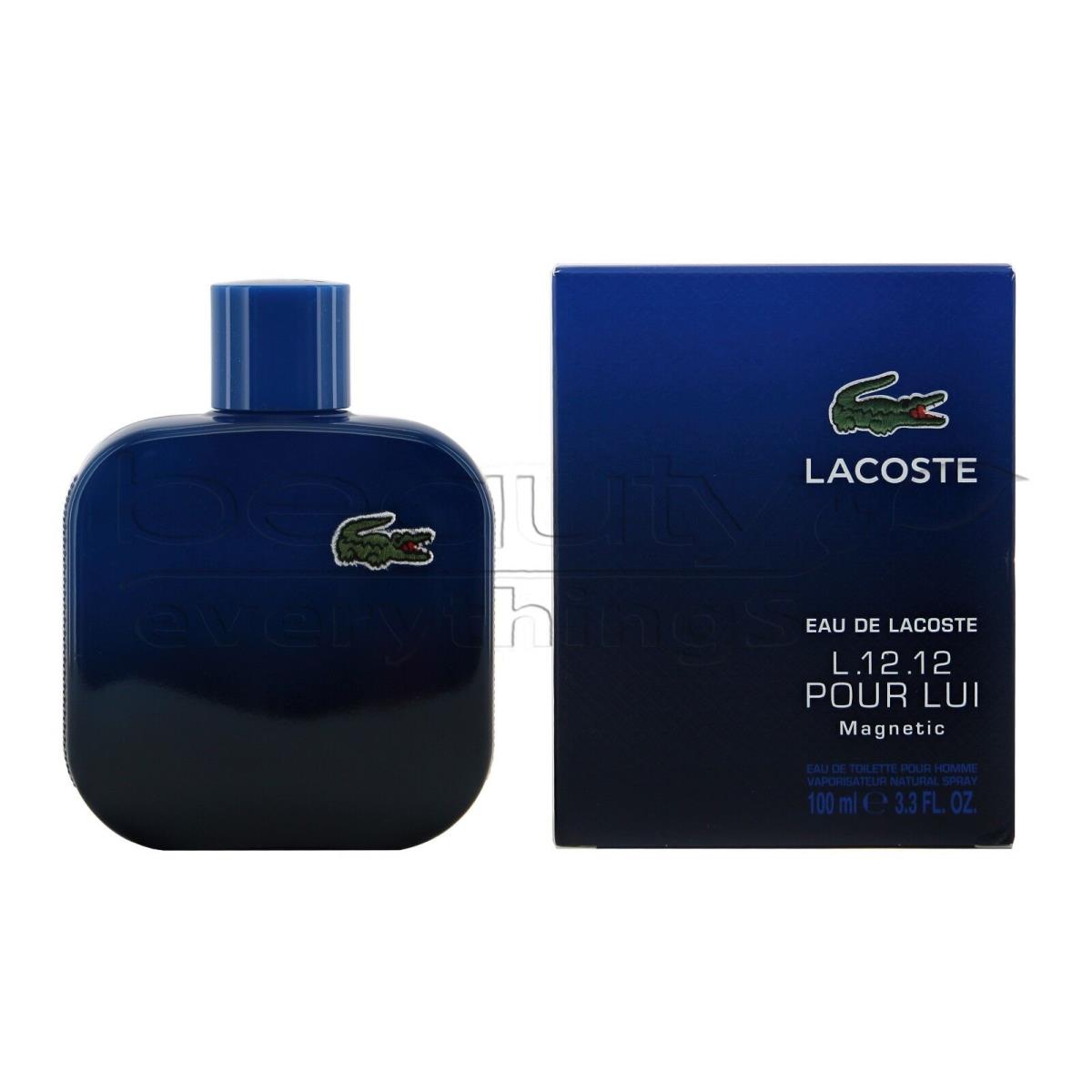 Lacoste Eau De Lacoste L.12.12 Magnetic Pour Lui 3.3oz / 100ml Edt Spray