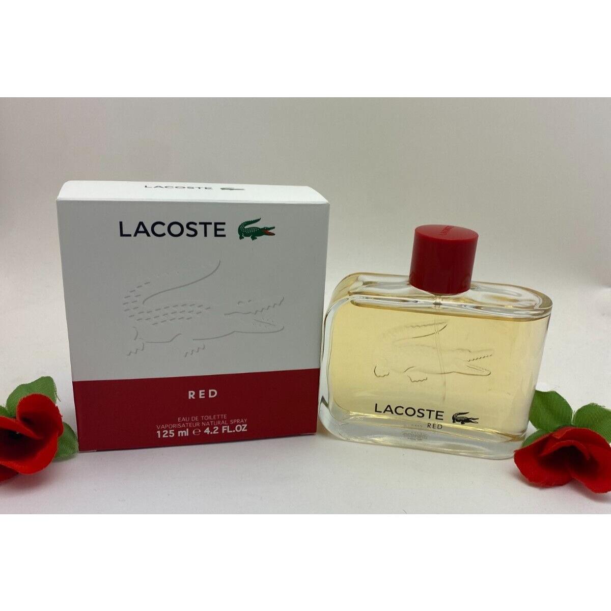 Lacoste Red by Lacoste Eau De Toilette Spray 4.2 oz/125 ml