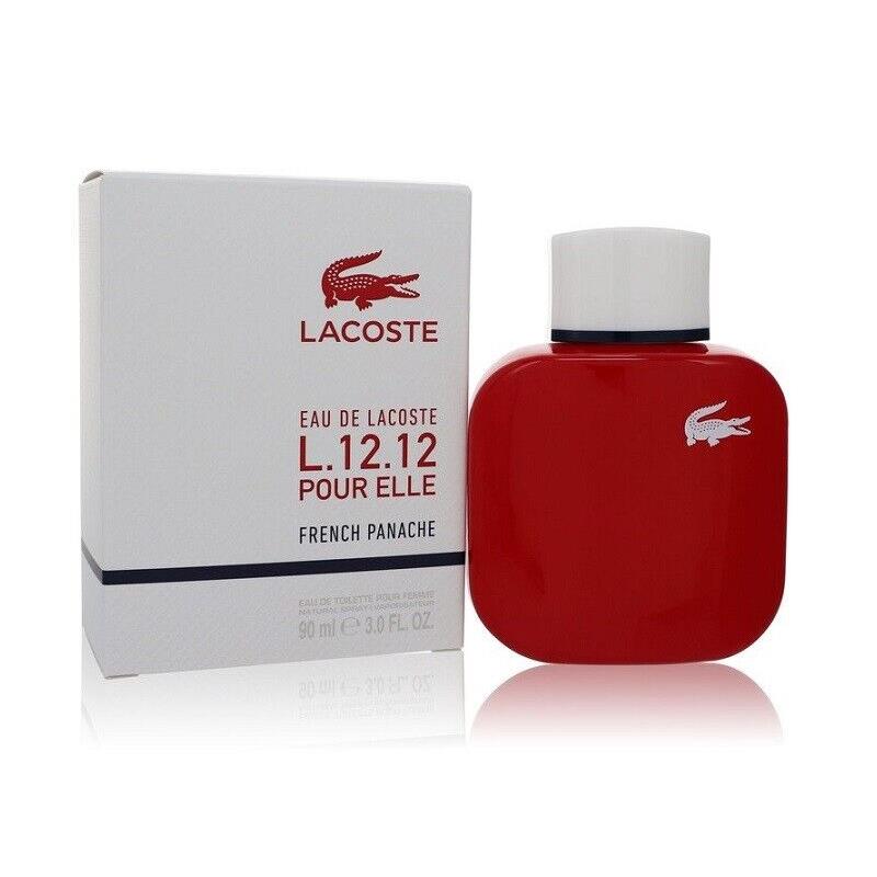 Lacoste L.12.12 Pour Elle French Panache 3.0 oz 90 ml Eau De Toilette Spray