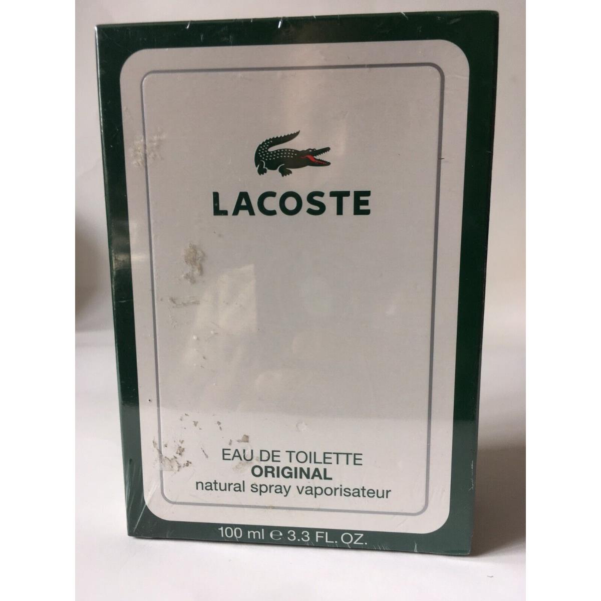 Vintage Lacoste 3.4oz Edt Spray For Men 100 Rare