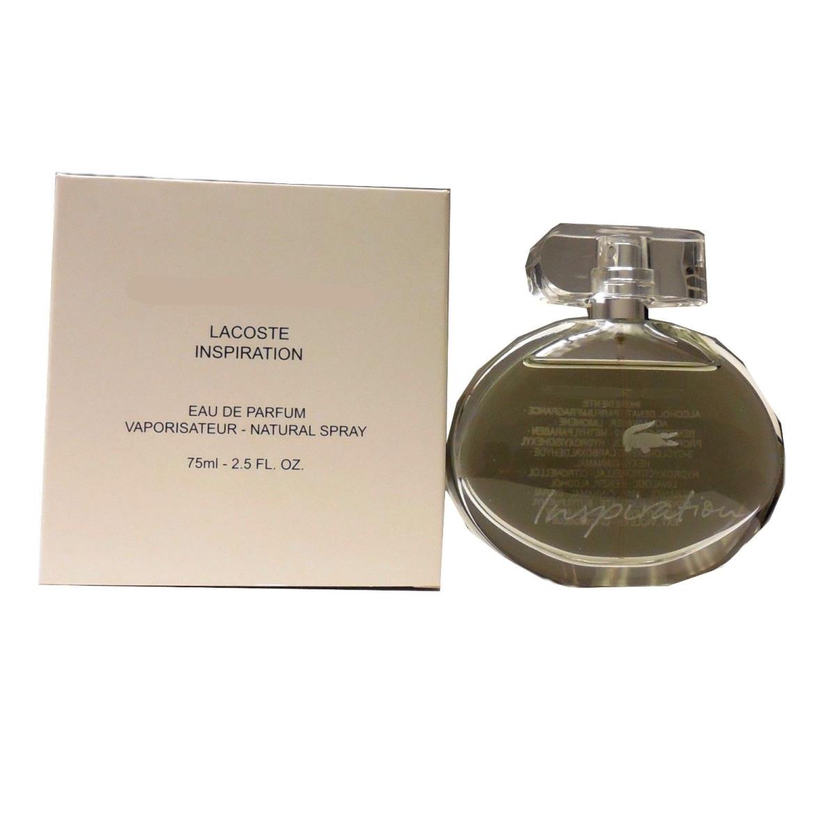 Lacoste Inspiration Eau DE Parfum Natural Spray 75 ML/2.5 Fl.oz. T