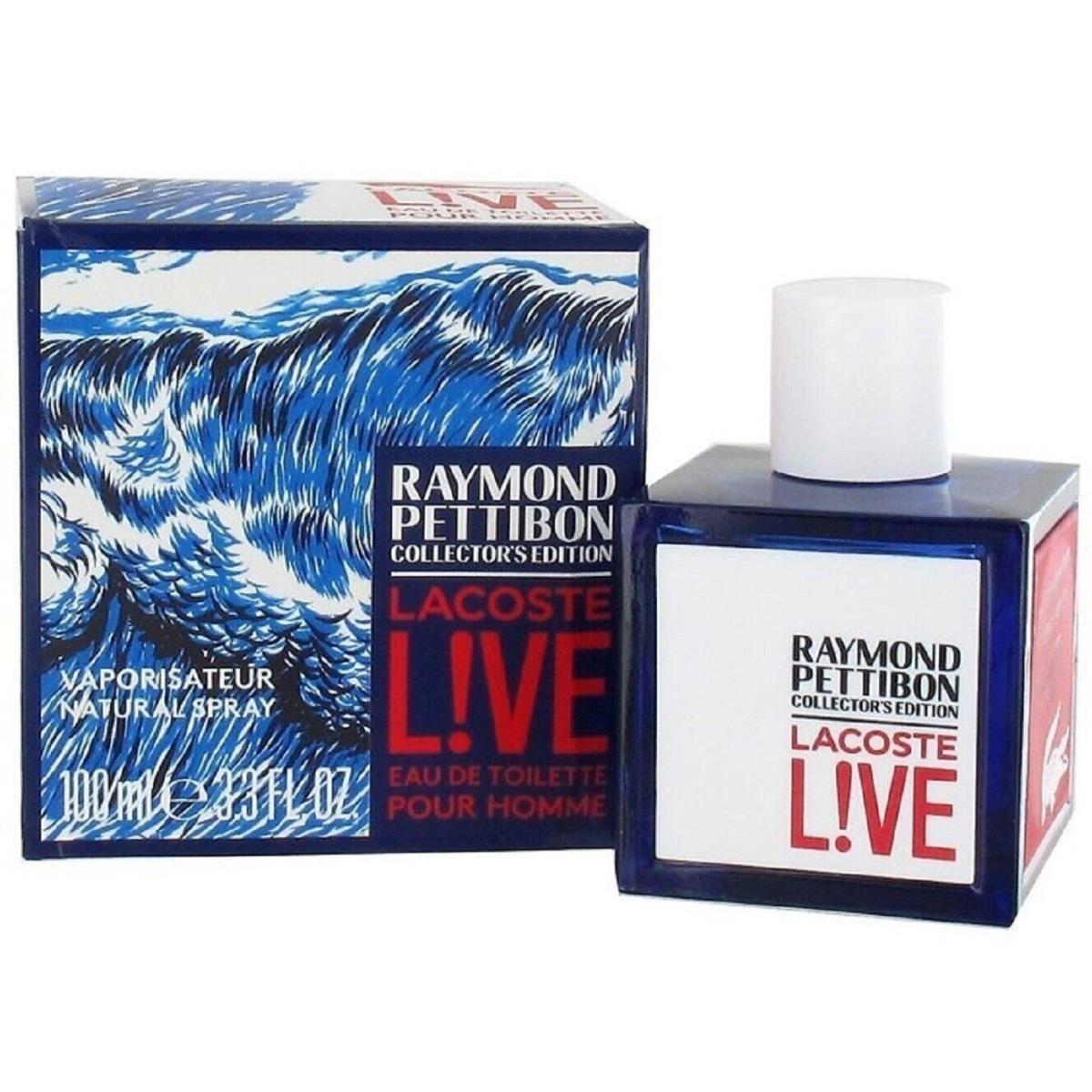 Lacoste Live Raymond Pettibon Collector`s Edition 3.3 oz Edt Men Cologne