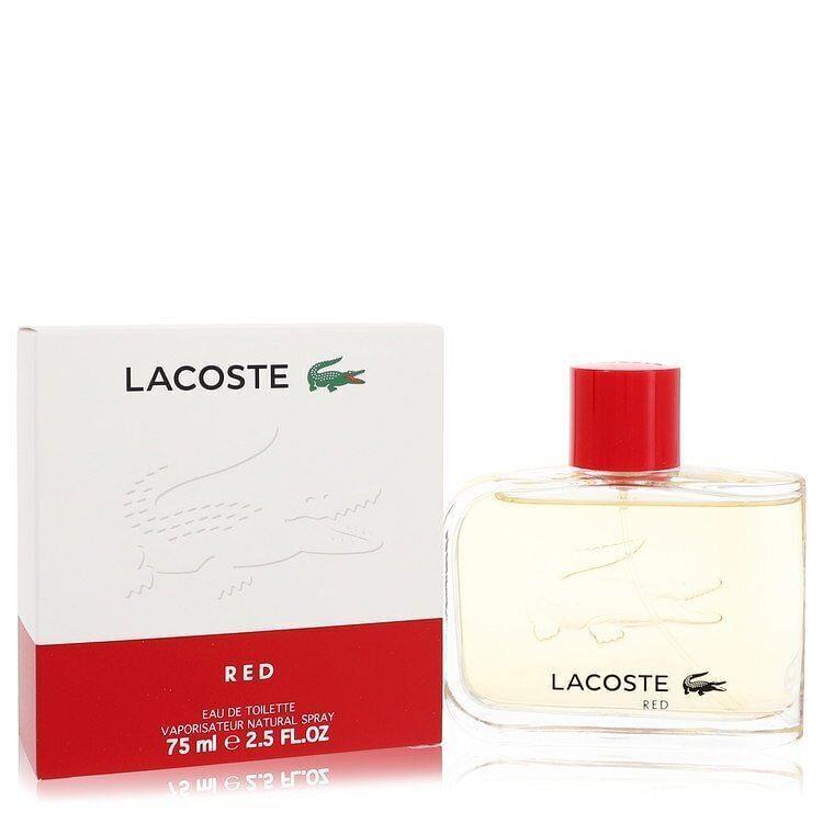 Lacoste Red Style In Play by Lacoste Eau De Toilette Spray Packaging 2.5