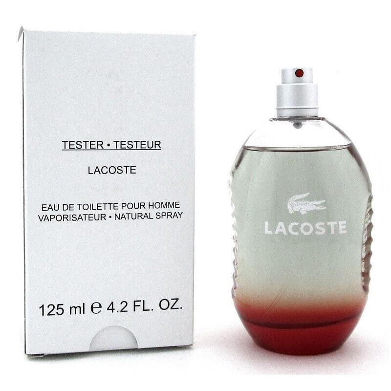 Lacoste Style in Play Red Men 4.2 oz 125 ml Eau De Toilette Spray Same As Photo